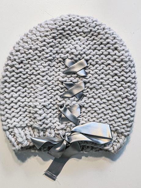 Tricot à Porter Berretto Nastro Raso