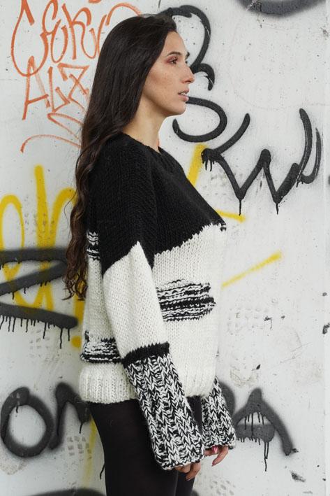 Tricot à Porter Bicolor Melange Spot