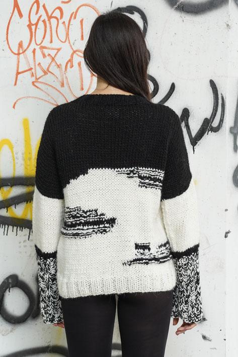 Tricot à Porter Bicolor Melange Spot