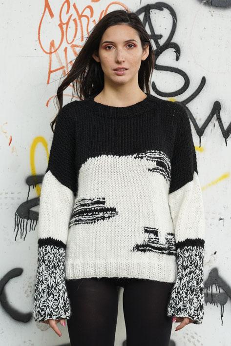 Tricot à Porter Bicolor melange spot