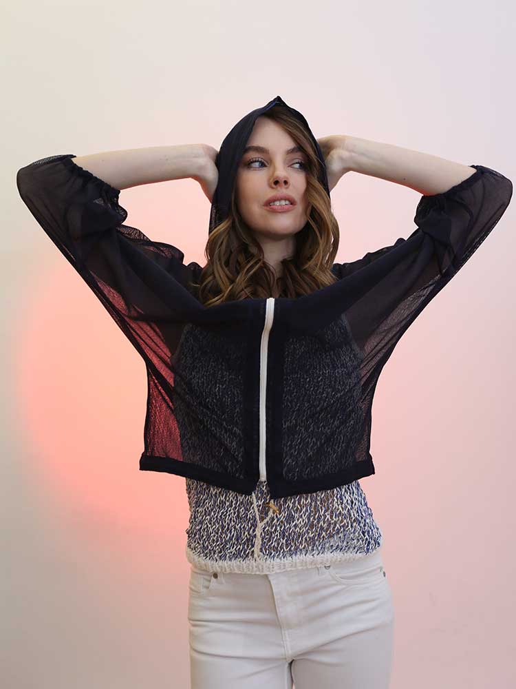 Tricot à Porter BOMBER IN RETE