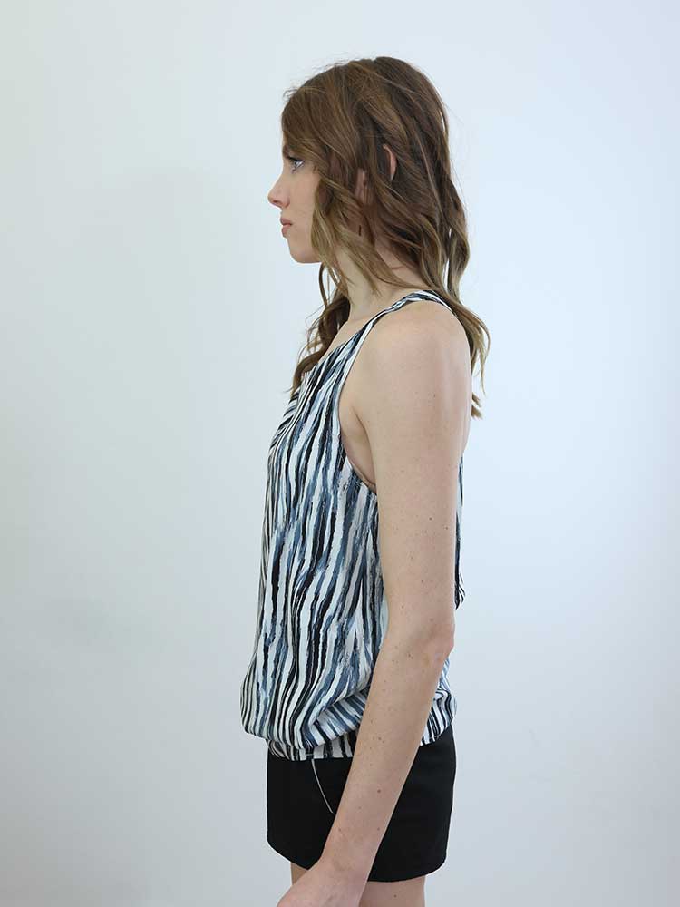 Tricot à Porter CANOTTA SCOLLO AMERICANA FANTASIA