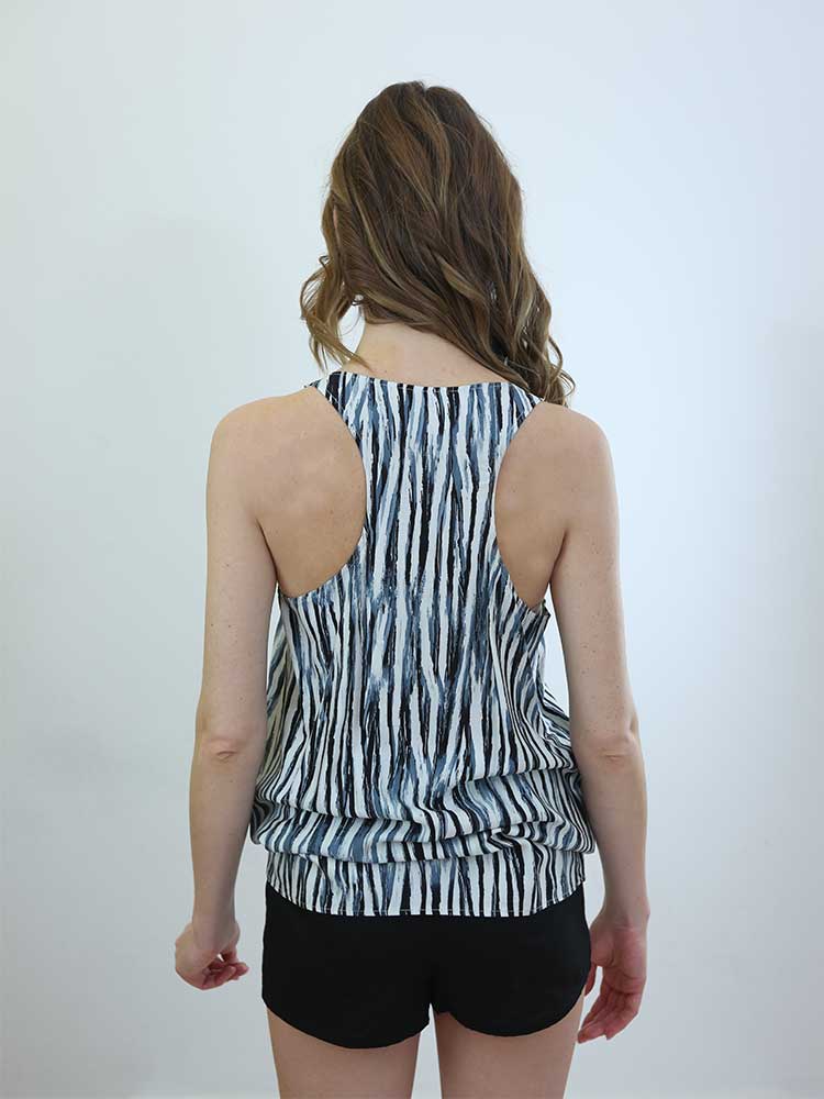 Tricot à Porter CANOTTA SCOLLO AMERICANA FANTASIA