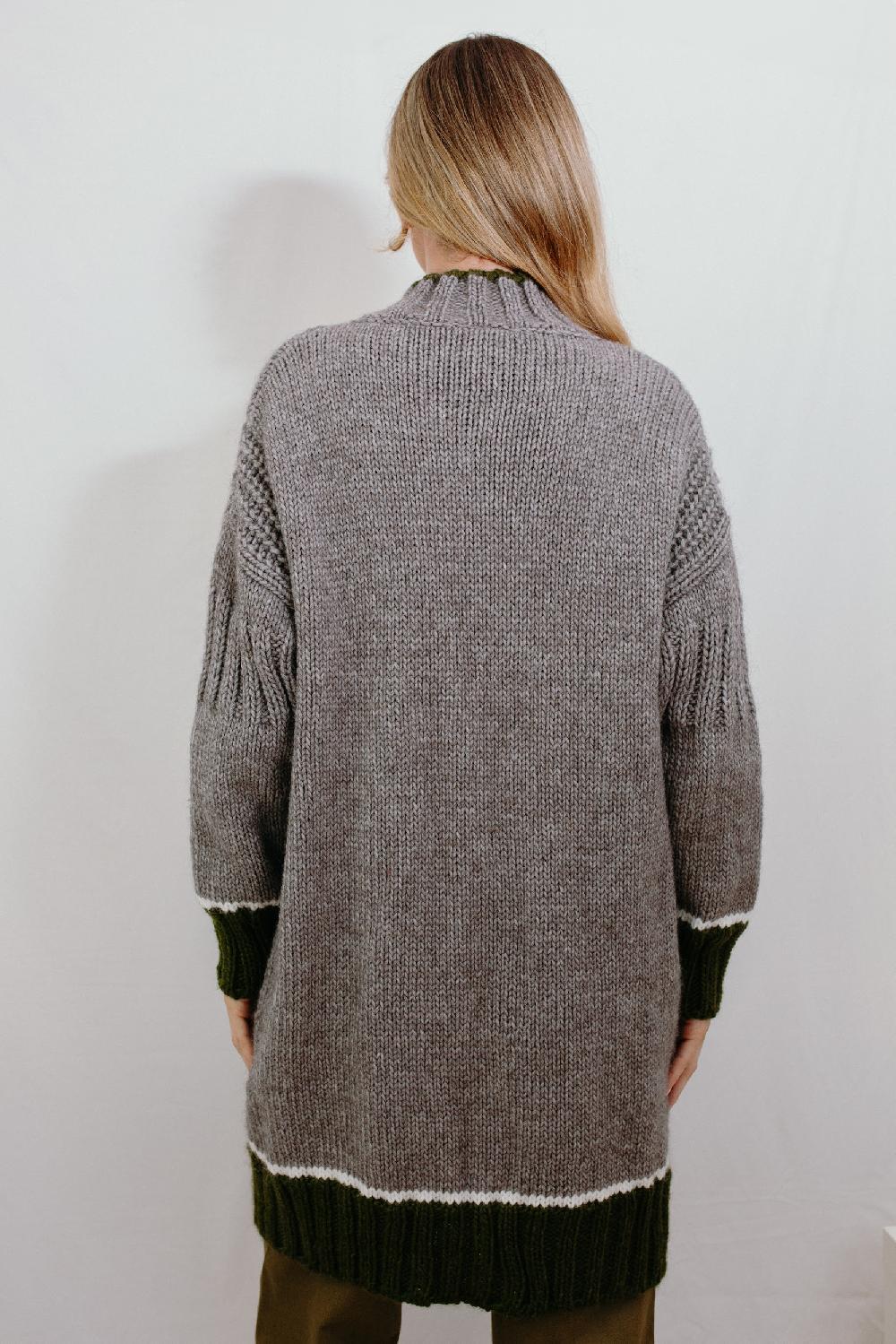 Tricot à Porter Cappotto Foderato Con Maniche