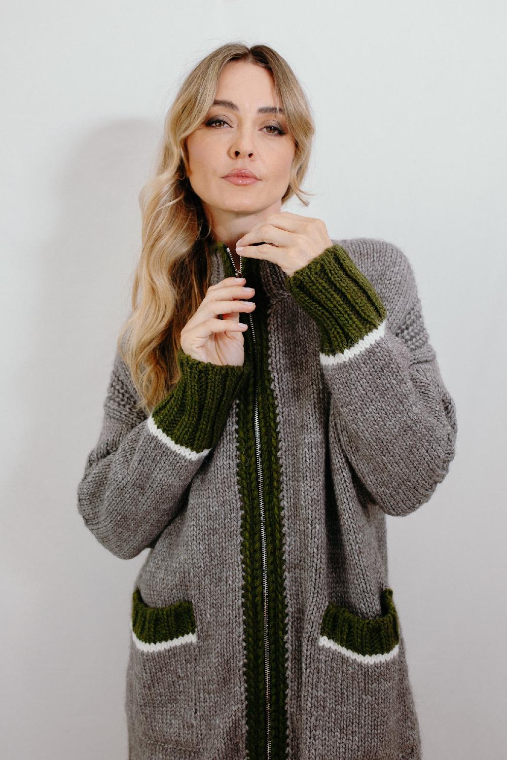 Tricot à Porter Cappotto foderato con maniche