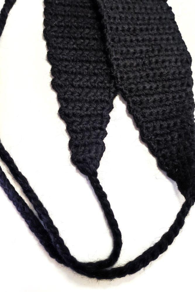 Tricot à Porter Cintura In Lana Tipo Fascia