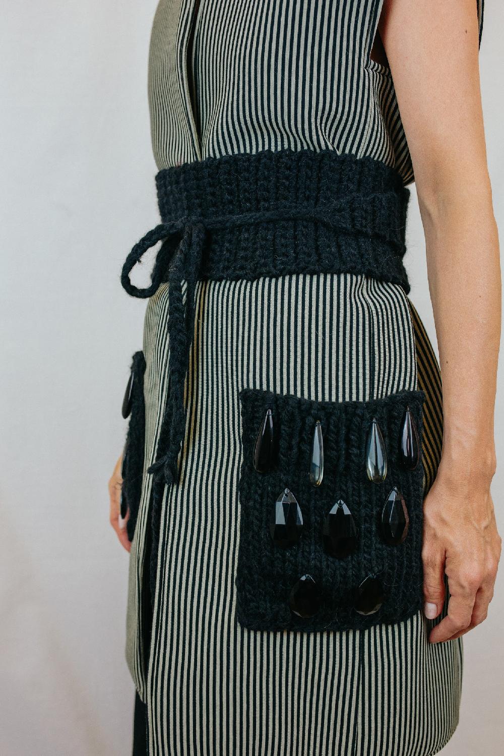 Tricot à Porter Cintura in lana tipo fascia