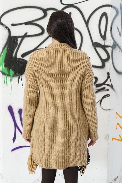 Tricot à Porter Coat Fringe