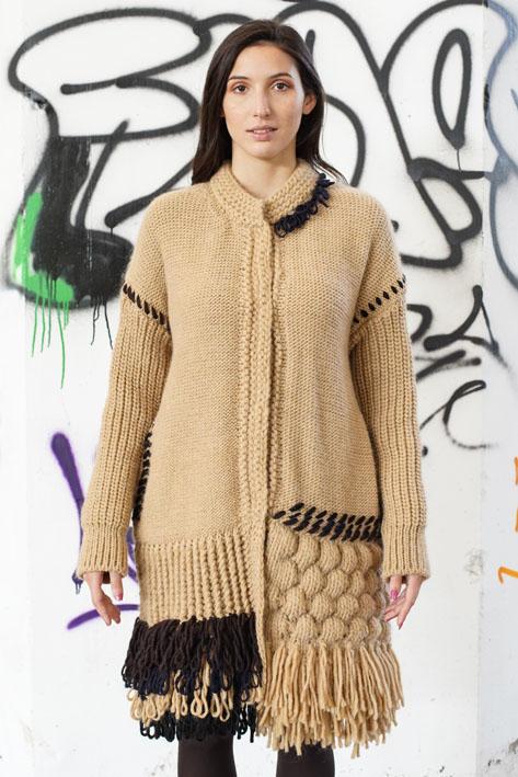 Tricot à Porter Coat fringe