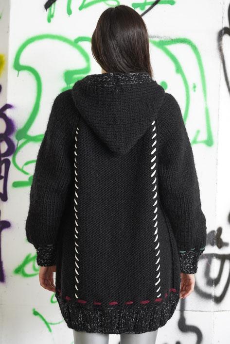 Tricot à Porter Coat Lurex Pocket