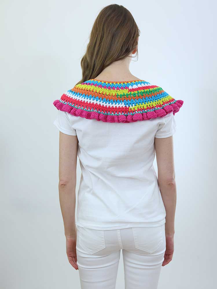 Tricot à Porter COLLO MULTICOLOR CROCHET