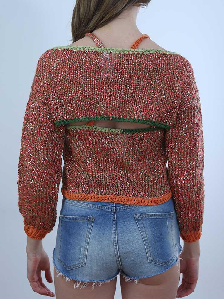 Tricot à Porter COPRI SPALLE SCOLLO BARCHETTA