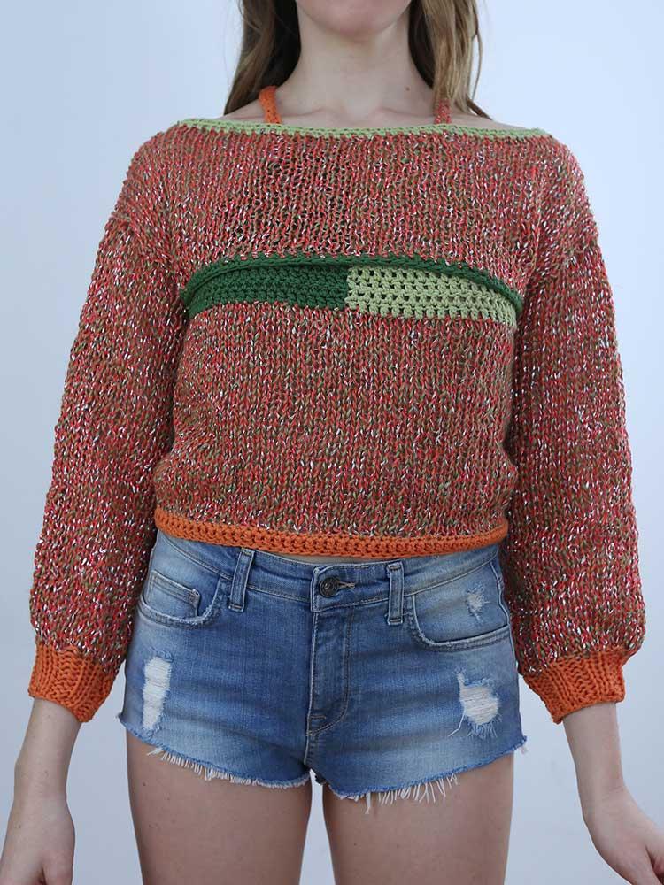 Tricot à Porter COPRI SPALLE SCOLLO BARCHETTA