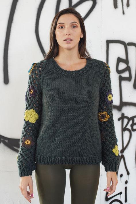 Tricot à Porter Flower sleeves