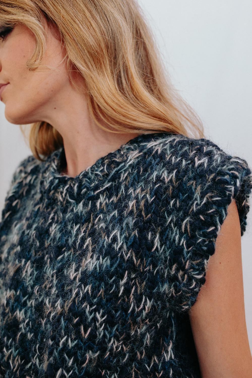 Tricot à Porter Gilet Corto