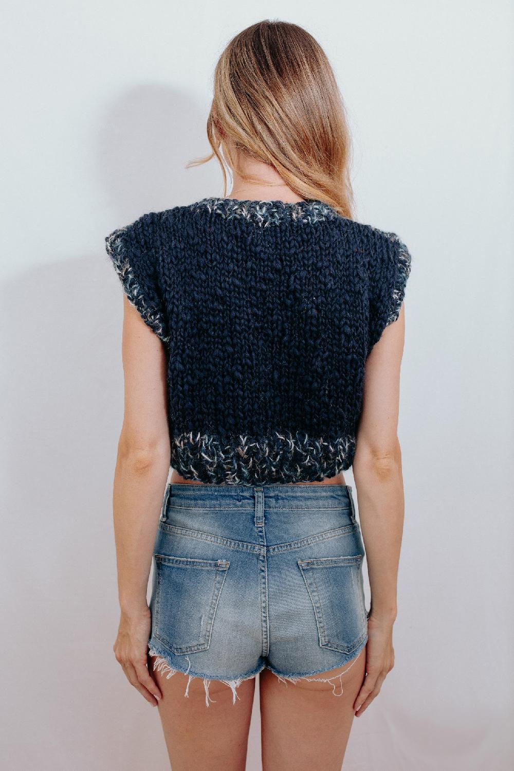 Tricot à Porter Gilet Corto