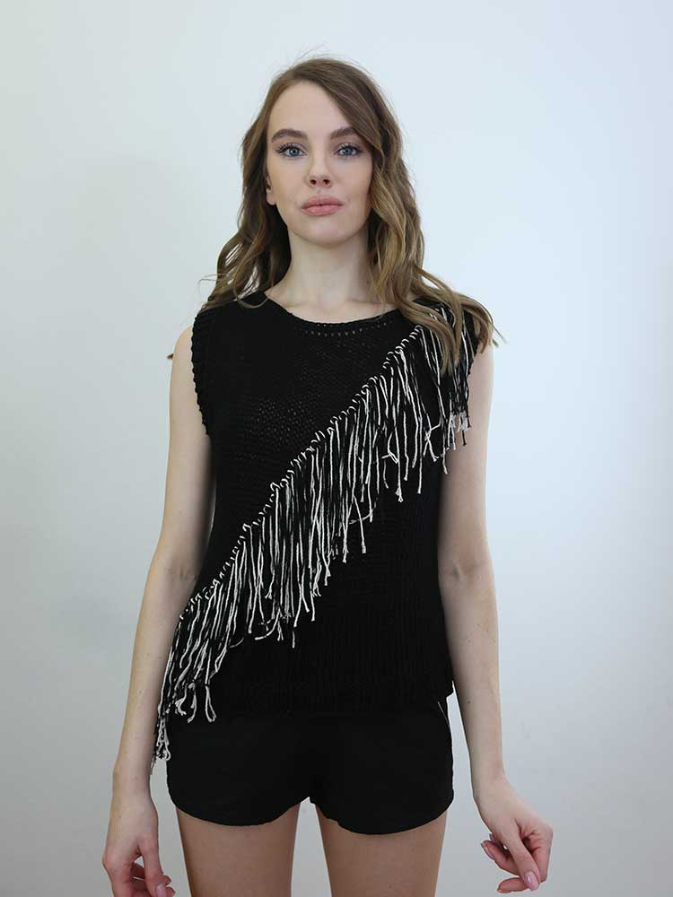 Tricot à Porter GILET FRANGIA DIAGONALE