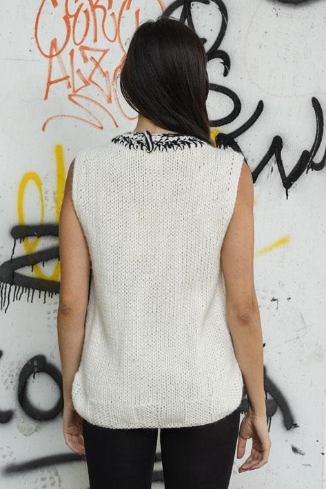 Tricot à Porter Gilet Melange