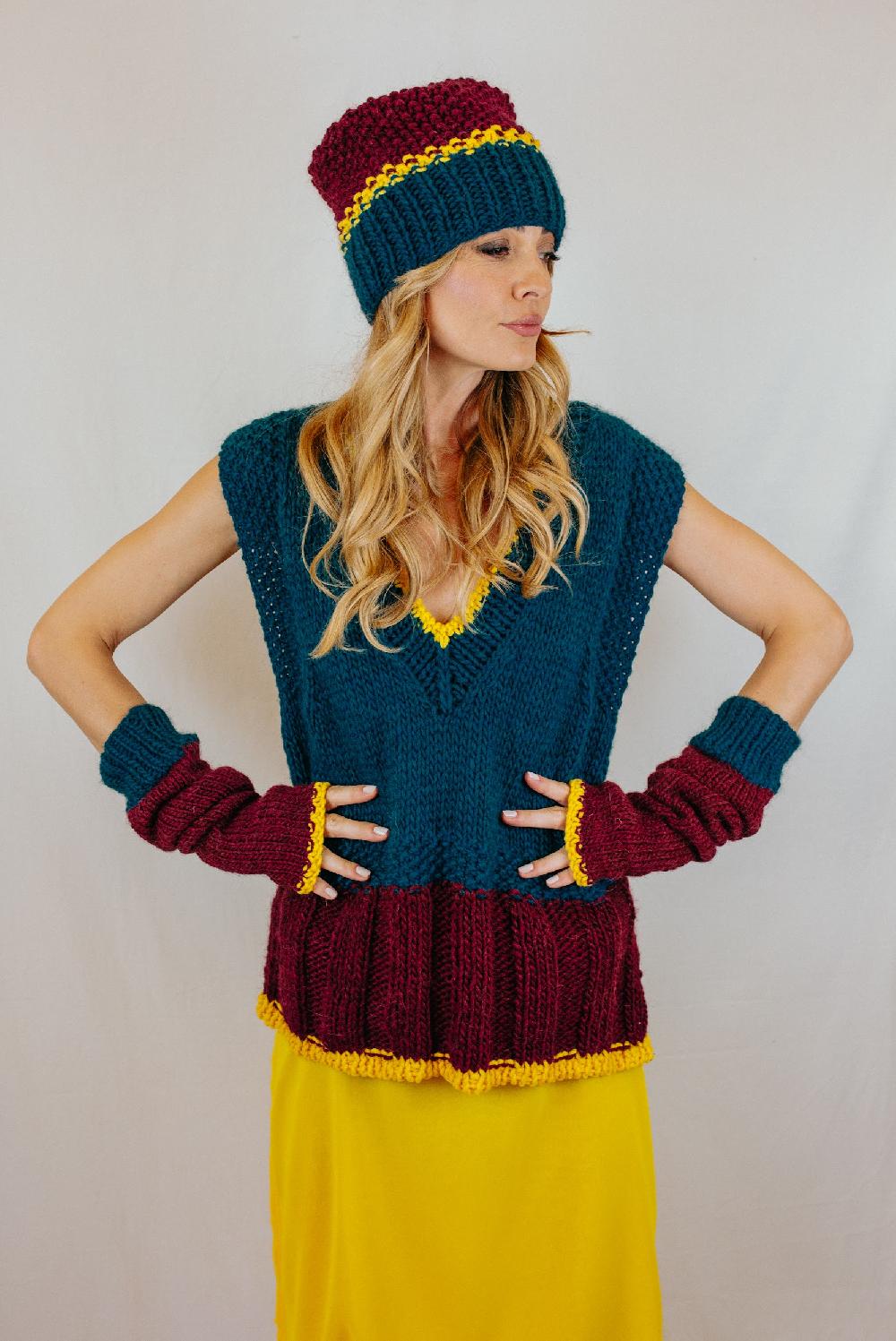 Tricot à Porter Gilet over a 3 colori