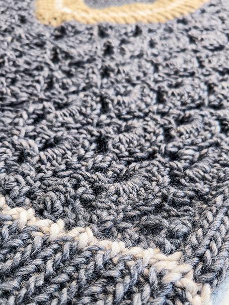 Tricot à Porter Gilet Over Traforato Orli A Coste