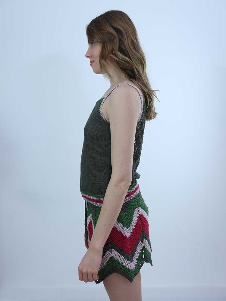 Tricot à Porter GONNA CROCHET ZIG ZAG