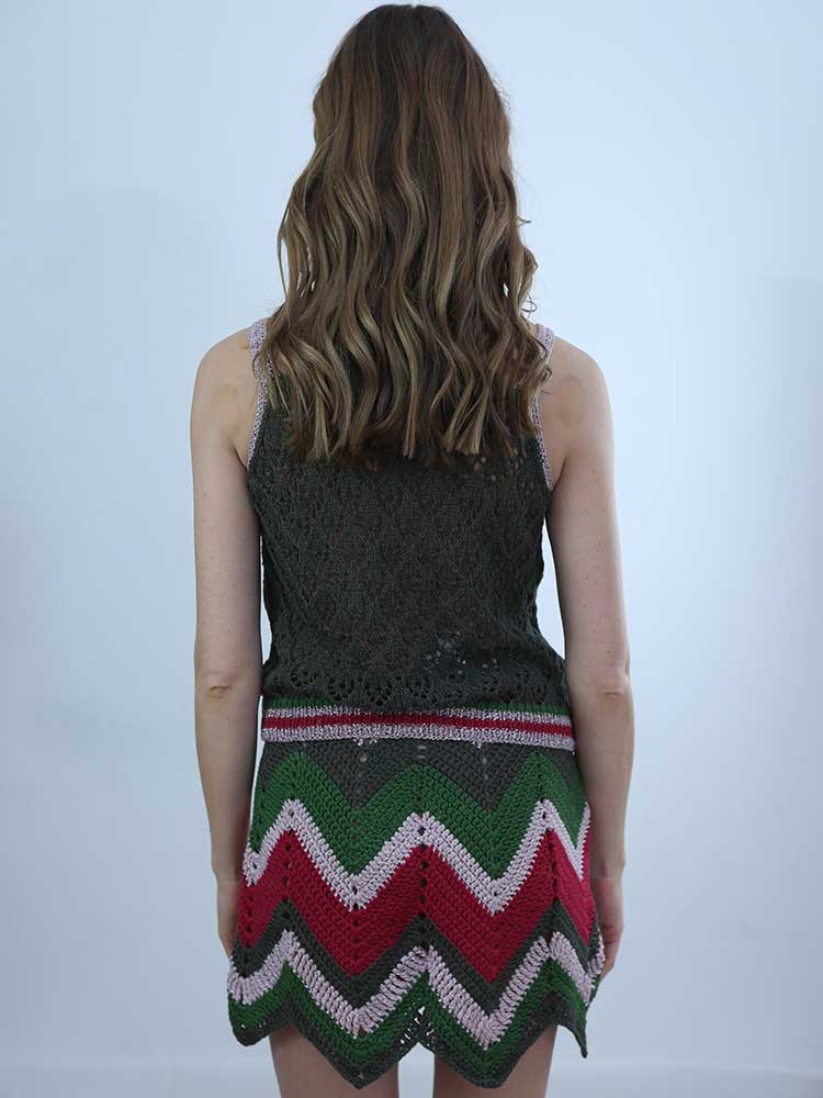 Tricot à Porter GONNA CROCHET ZIG ZAG