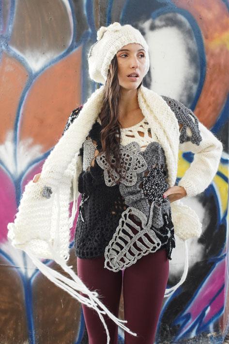 Tricot à Porter Intertwining Of Flower