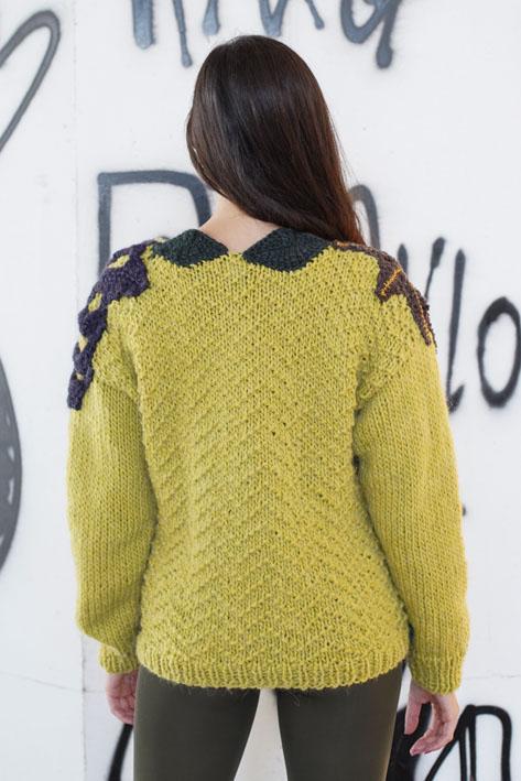 Tricot à Porter Intertwining Of Flower