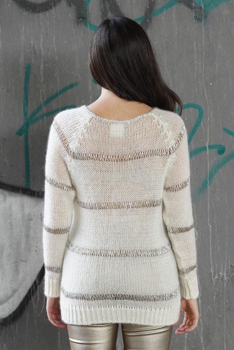 Tricot à Porter Lurex Stripe