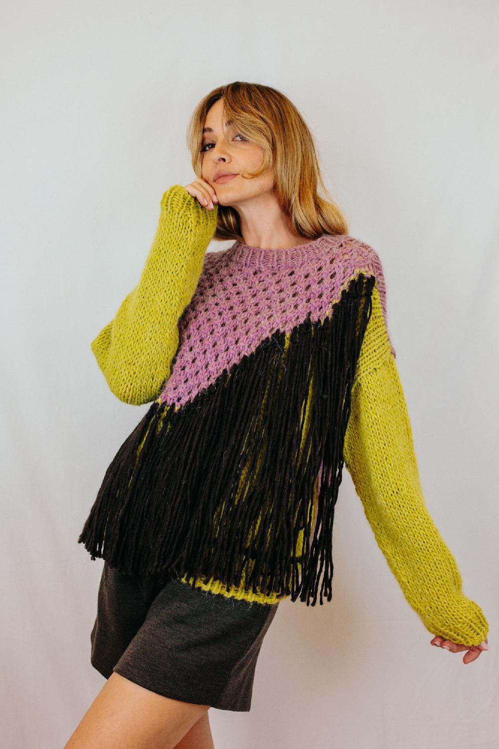 Tricot à Porter Maglia con traforato