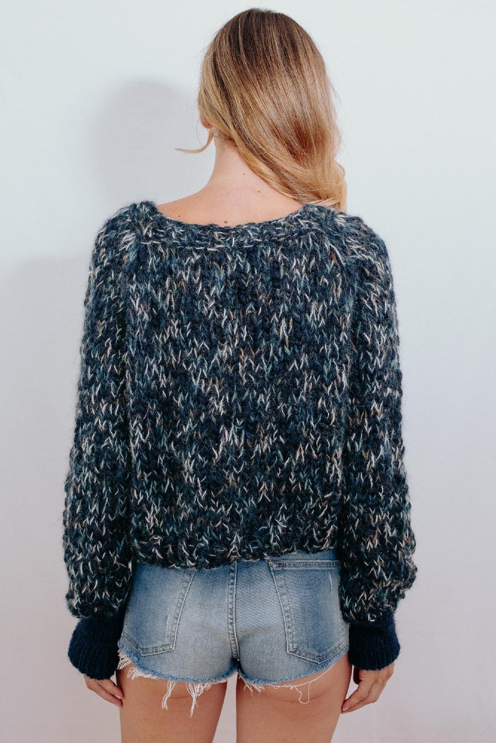 Tricot à Porter Maglia Cube Manica Raglan