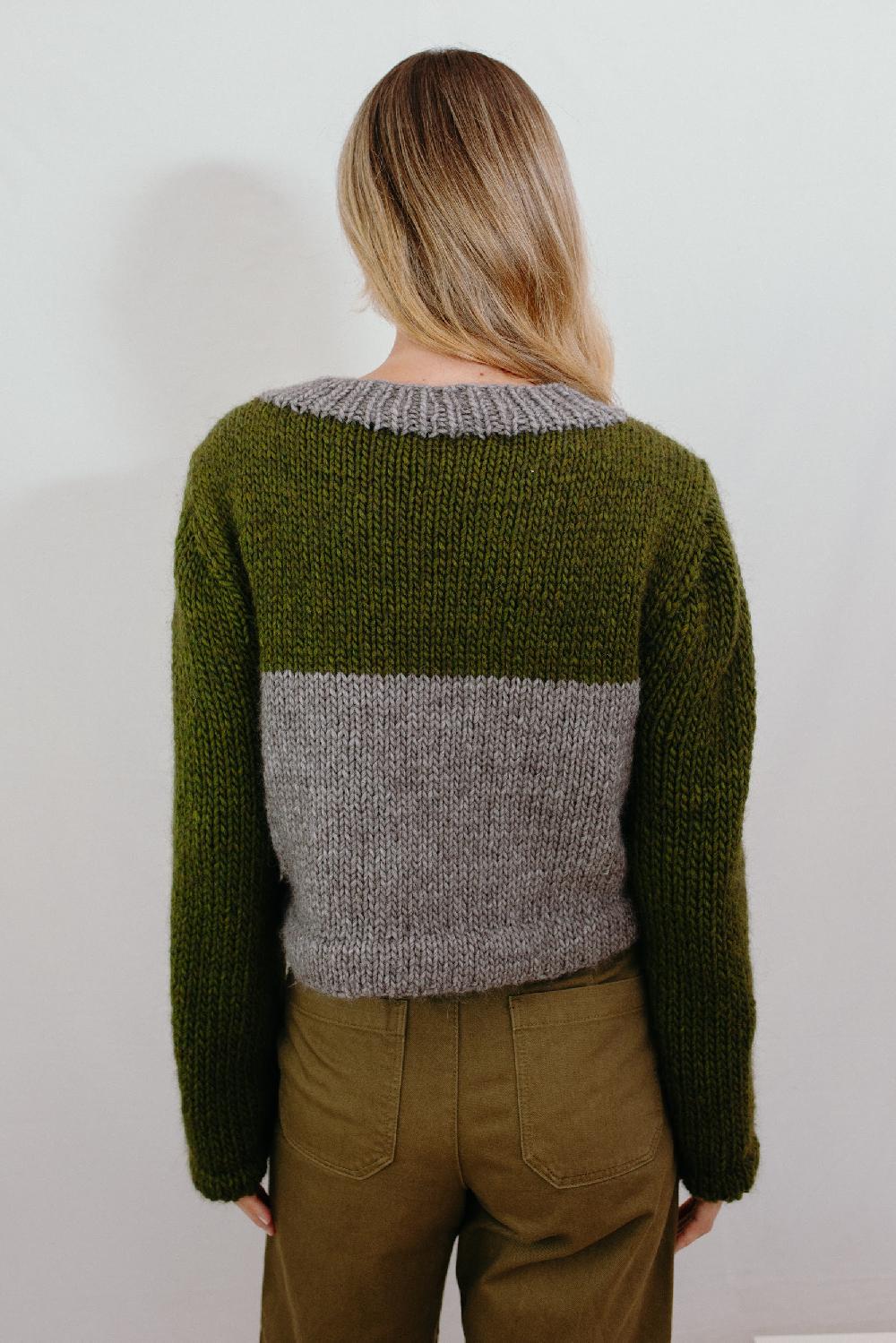 Tricot à Porter Maglia Cube Tasche Applicate