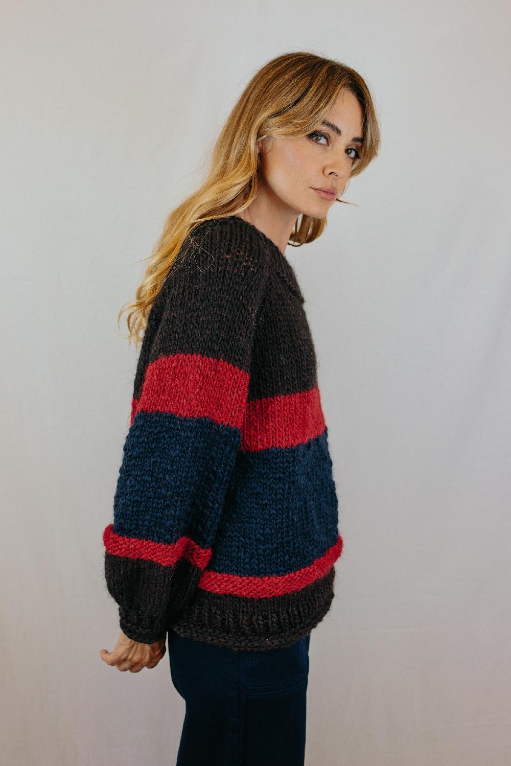 Tricot à Porter Maglia Girocollo Righe