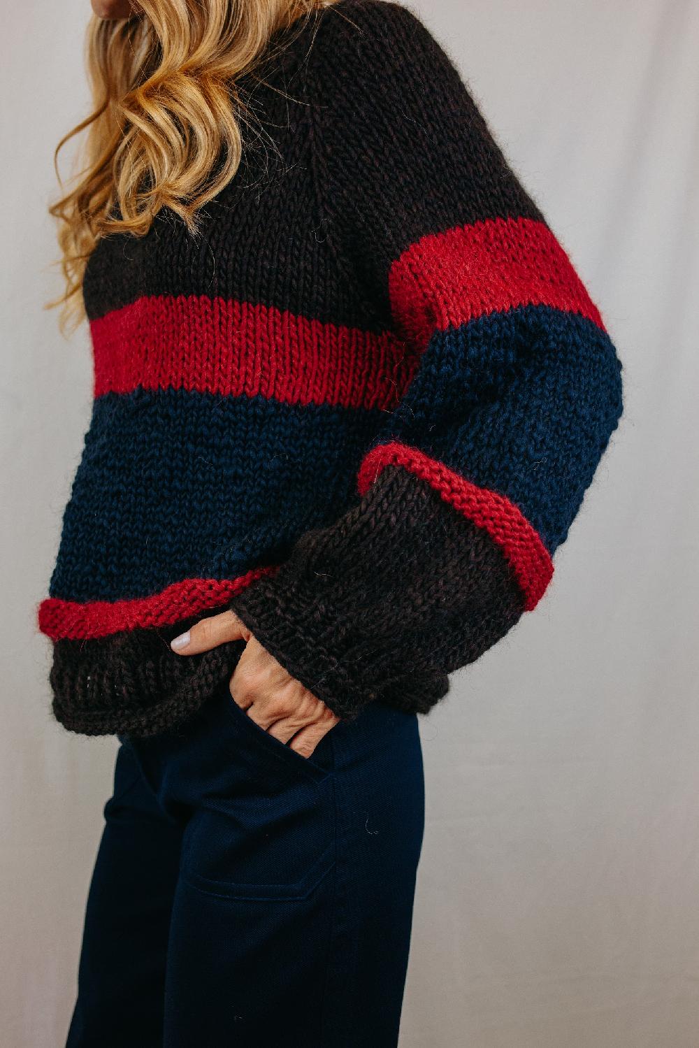 Tricot à Porter Maglia Girocollo Righe