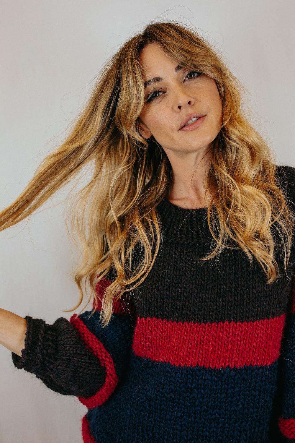 Tricot à Porter Maglia girocollo righe