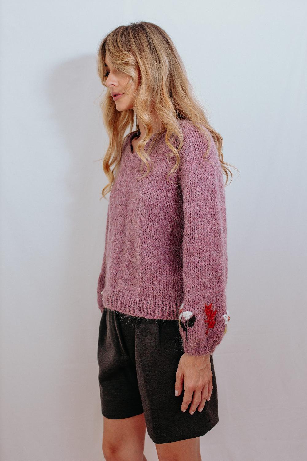 Tricot à Porter Maglia Raglan Scollo A V