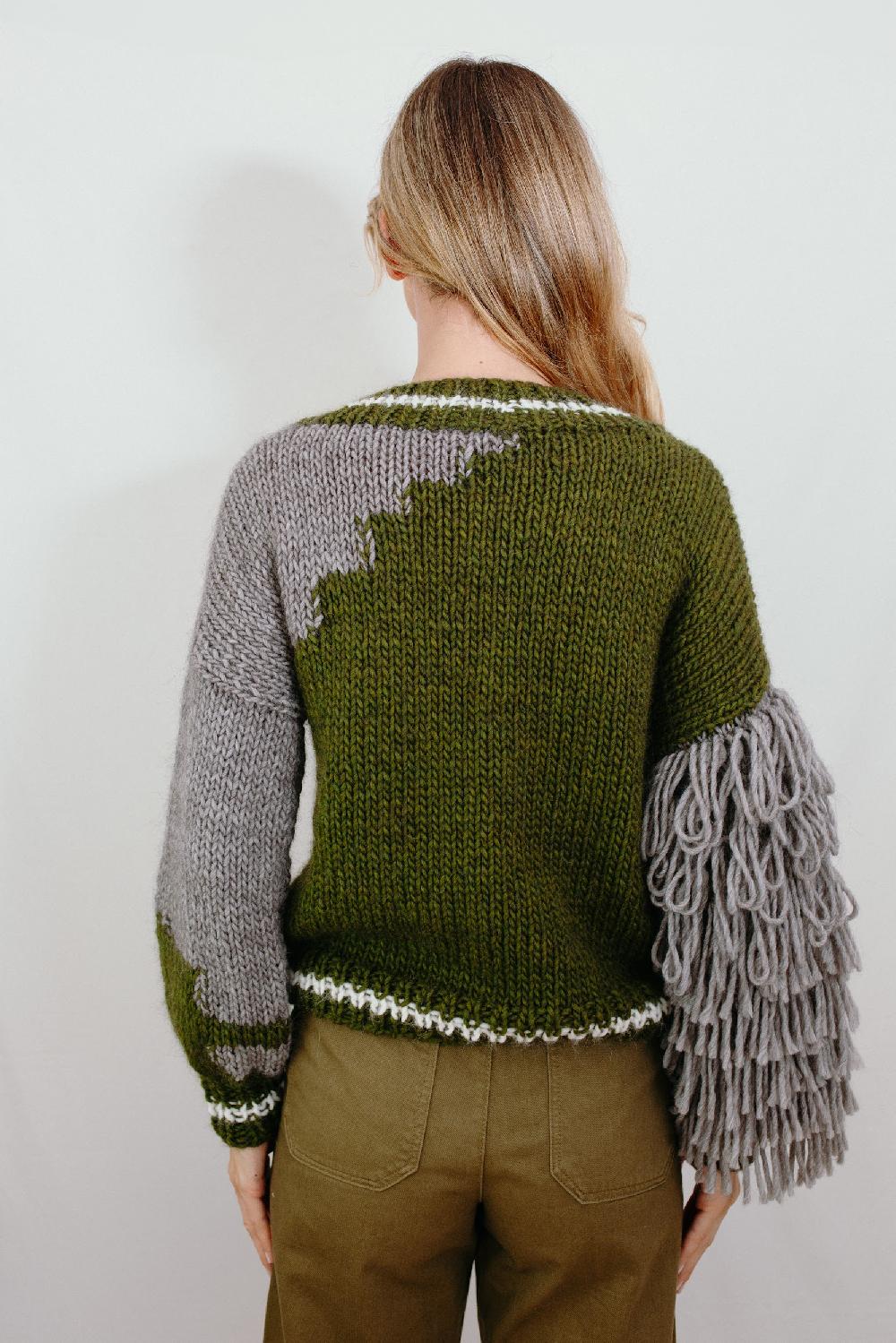 Tricot à Porter Maglia Scollo A V Profondo