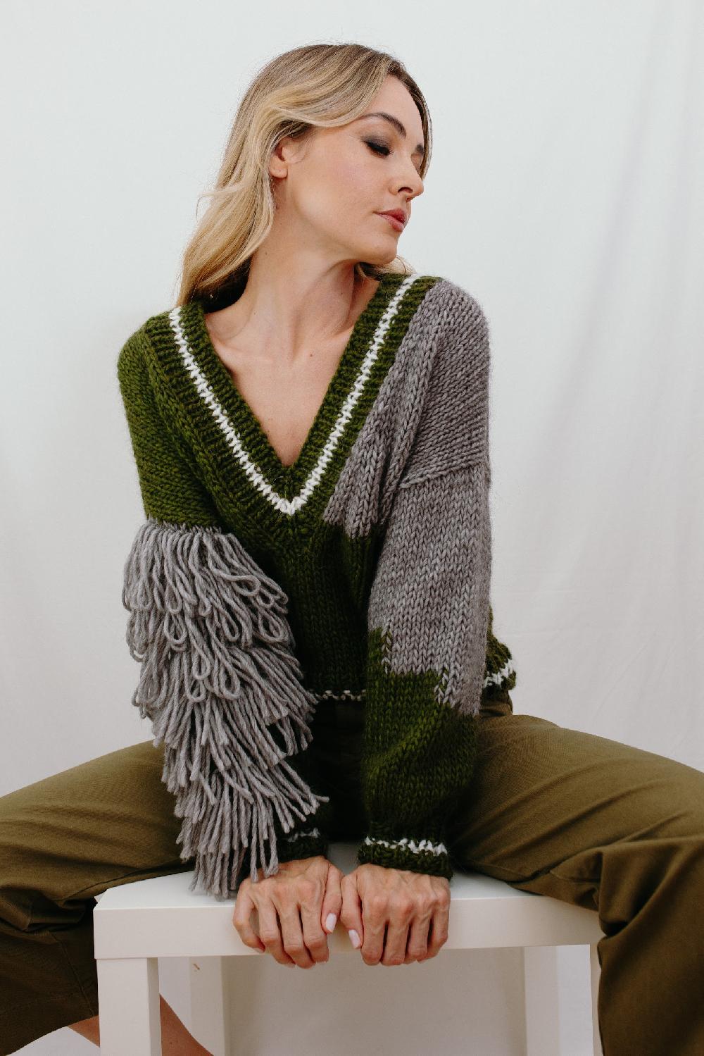 Tricot à Porter Maglia scollo a V profondo