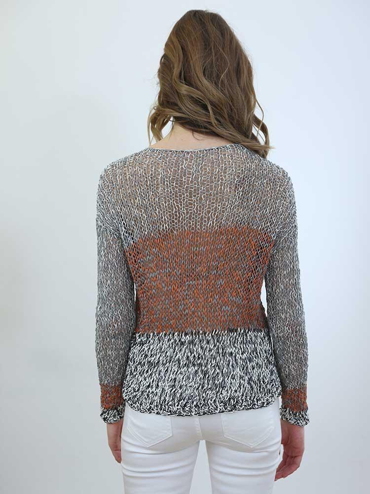 Tricot à Porter MAGLIA TRAFORATA SCOLLO GIRO