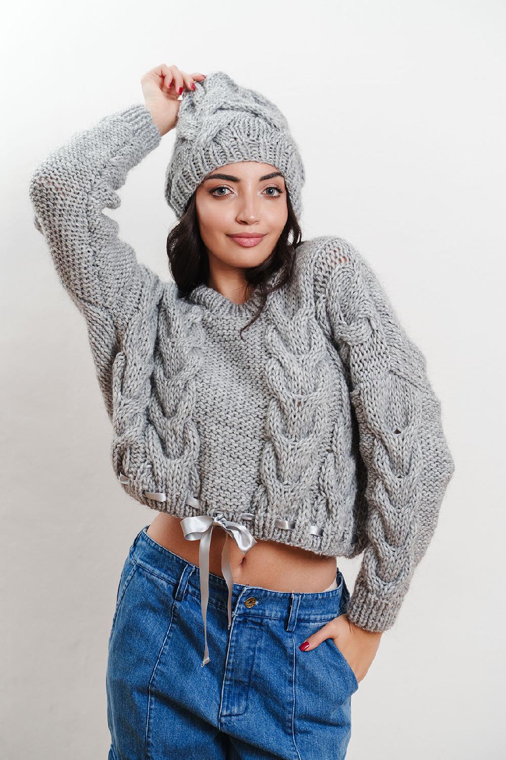 Tricot à Porter Maglia trecce