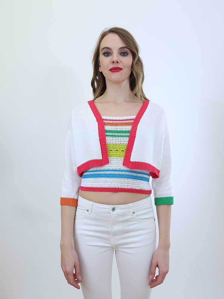 Tricot à Porter MINI CARDIGAN CROPPED