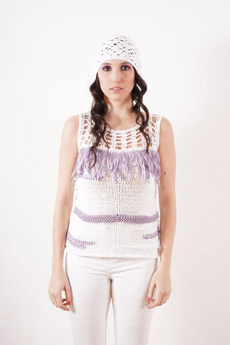 Tricot à Porter Naif tank top