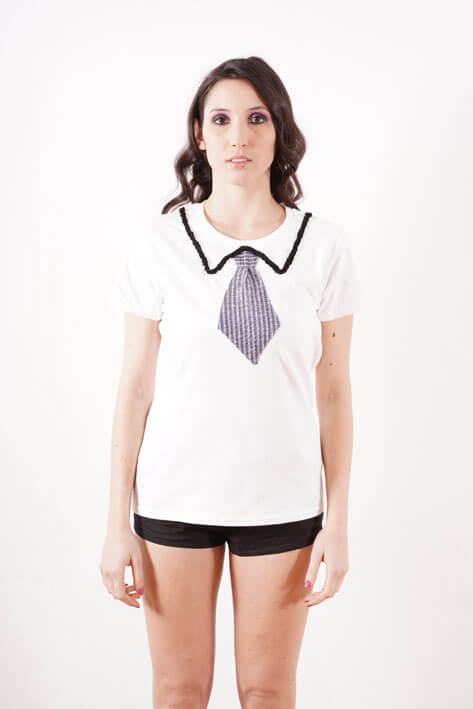 Tricot à Porter Necktie t-shirt