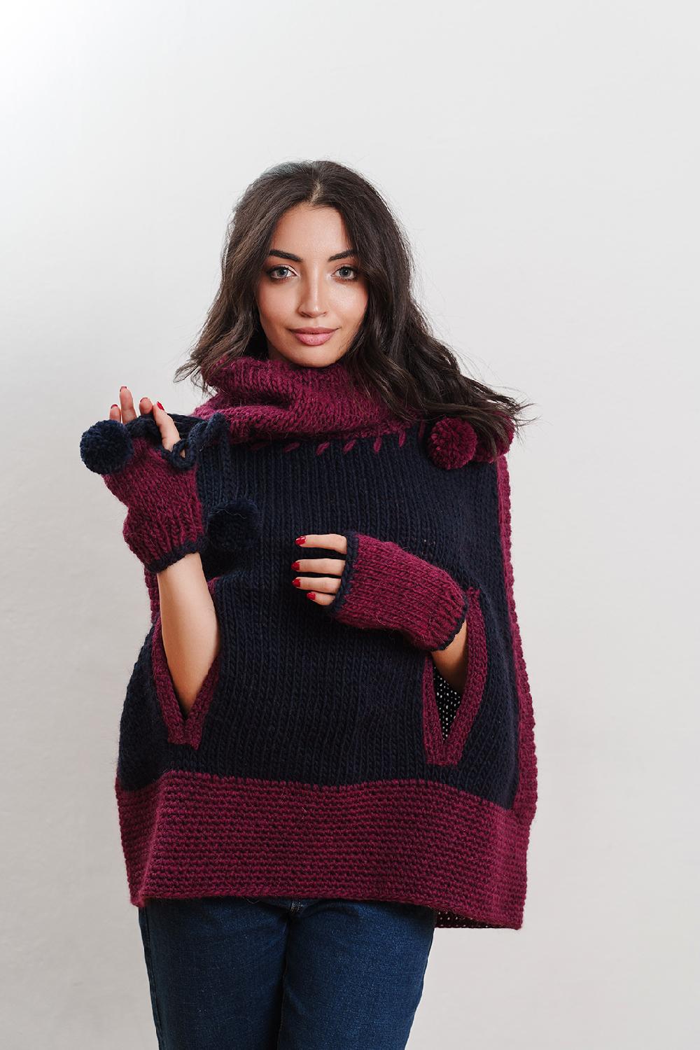 Tricot à Porter Poncho