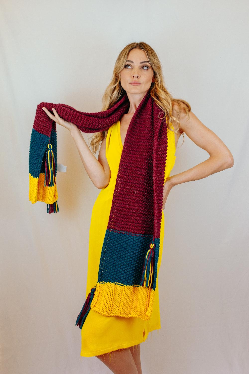 Tricot à Porter Sciarpa a 3 colori