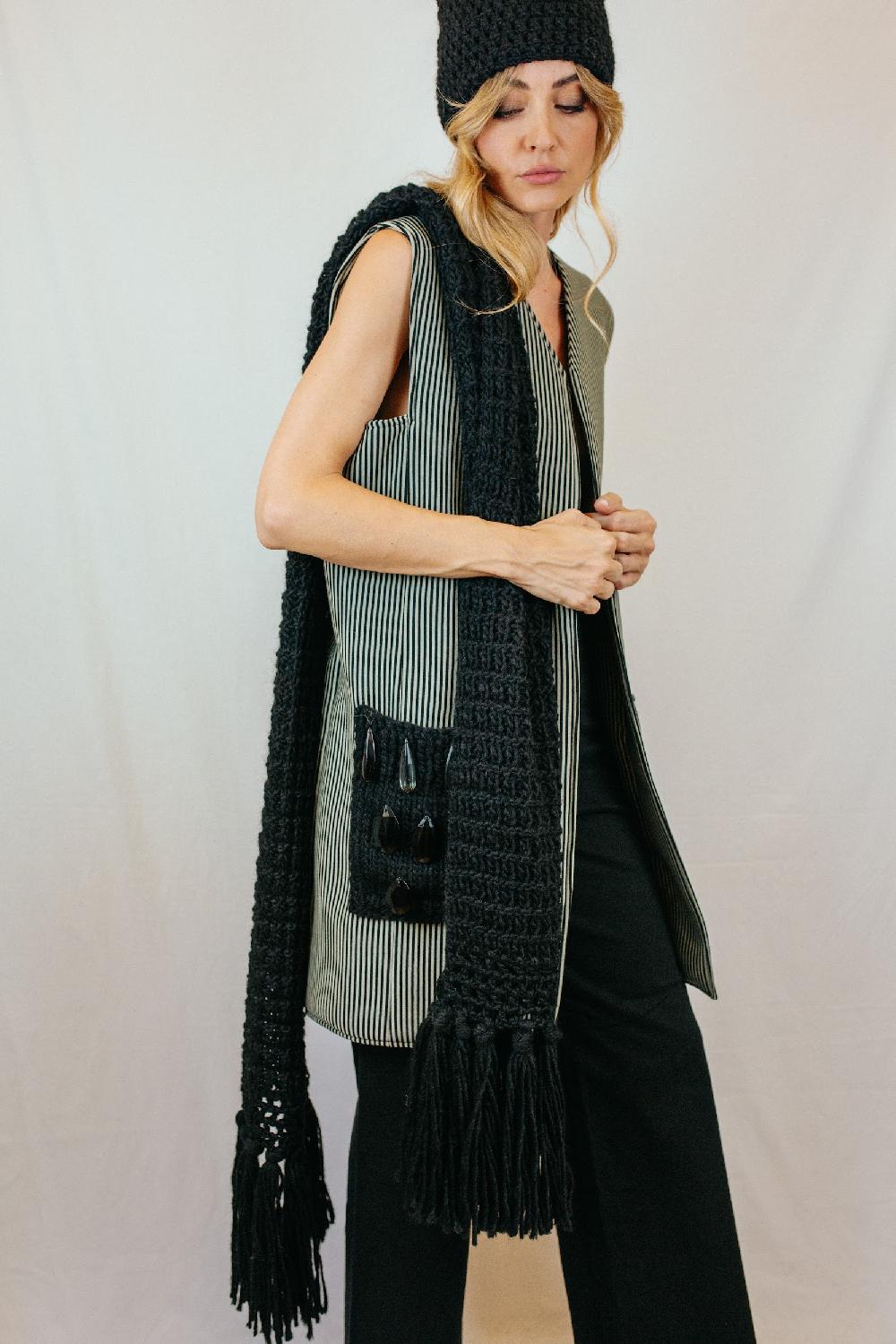 Tricot à Porter Sciarpa con bordo finale