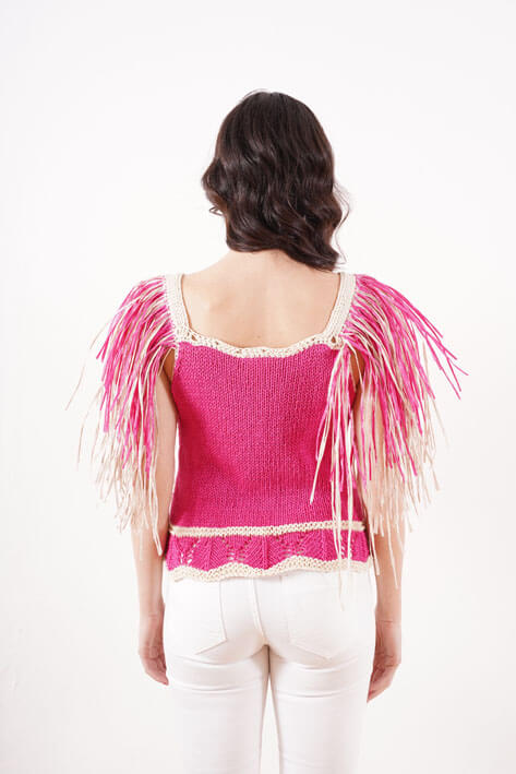 Tricot à Porter Shoulder Rafia