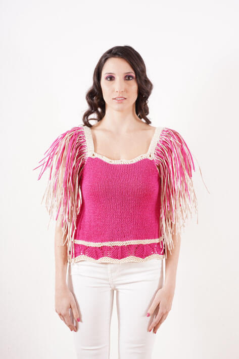 Tricot à Porter Shoulder rafia