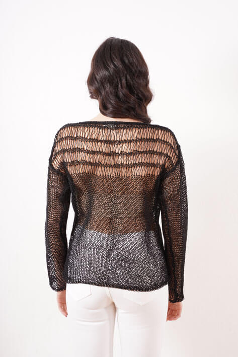 Tricot à Porter Spiderweb Long Sleev