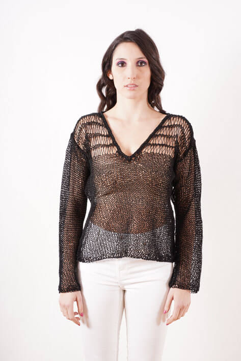 Tricot à Porter Spiderweb long sleev